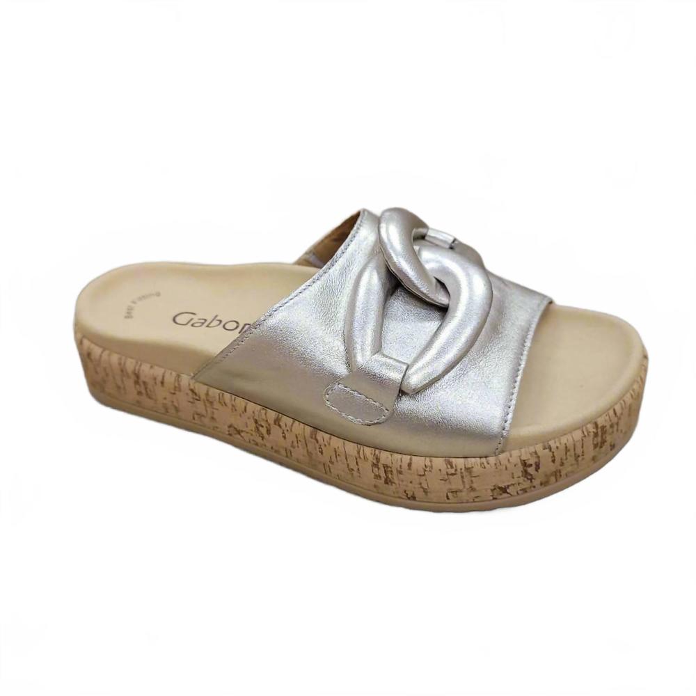 NEW GABOR women's sandal in puder tonal - Picture 3 of 4